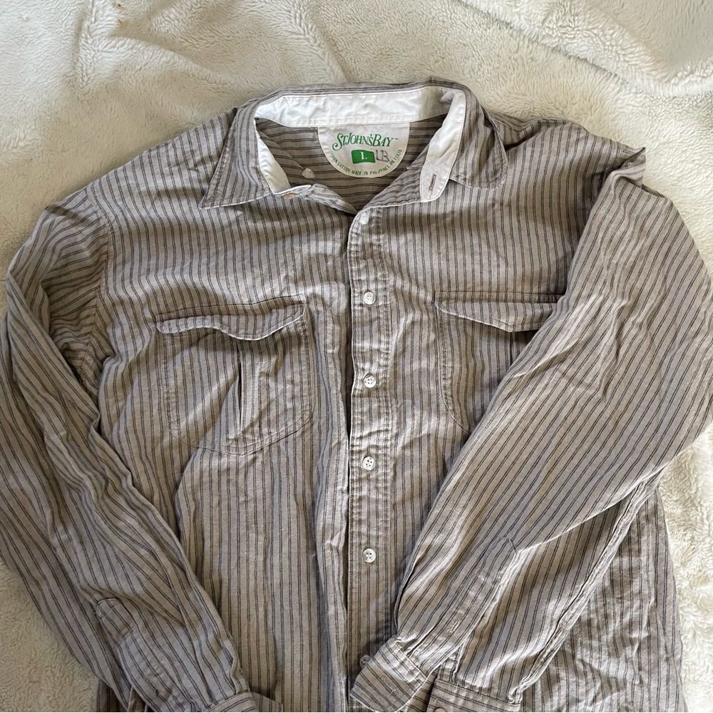Striped Beige Shirt